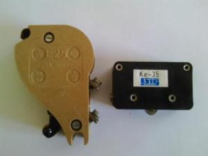 Выключатель Е-25 ролико-рычажный (Кулачковый элемент Е-25), Концевые выключатели КЕ-35 фирмы «EVIG».