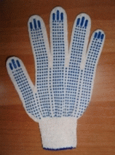 Продаем рабочие перчатки х/б с ПВХ "Протектор Люкс" в городе Тула по оптовым ценам. Возможна доставка по Тульской области