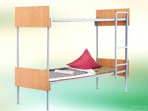 Двухъярусные металлические кровати для бытовок, кровати для общежитий, кровати металлические для студентов, низкая цена