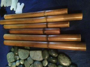 Бамбуковые палочки для массажа,стволы для лимфодренажа