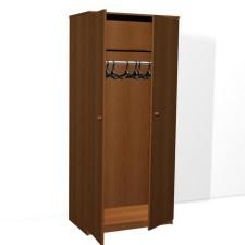 Шкаф для одежды ДСП двухстворчатый, мебель Эконом купить недорого в Москве, мебель ДСП для общежитий и гостиниц, шкафы ЛДСП оптом для хостела, недорогая мебель для общежитий