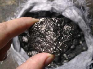 Каменный уголь в мешках и росыпью