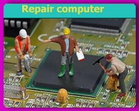 Сложный ремонт ПК с заменой чипа и видеоматрицы
