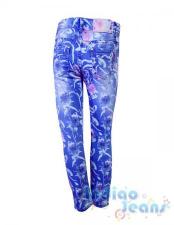 Яркие цветные джинсы для девочек, арт. 868овая одежда оптом от компании «INDIGO JEANS»