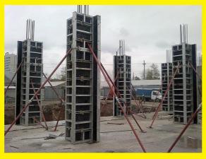 Устройство монолитных и железо-бетонных колонн м2