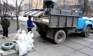 Вывоз мусора по городу