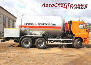 Газовоз АЦТ-18 - КамАЗ-65115
