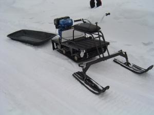 Лыжный модуль для мотобуксировщиков