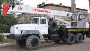 Автокран Урал 4320 КС-55732 “Челябинец” новый стрела 28,1 метр