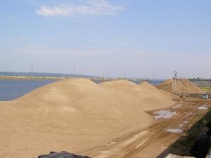 Песок речной, песок намывной с доставкой