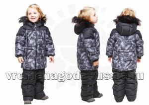 Детский зимний комплект (куртка+полукомбинезон) для мальчика "Гонщик"