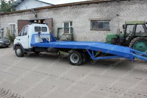 ГАЗ 3302 Эвакуатор ломаная платформа, 3 аппарели