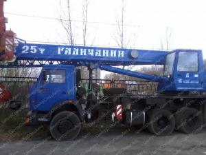 КАМАЗ 65115 Автокран Галичанин 25т_1
