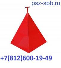 Пирамида для пожарного гидранта 700*700*800