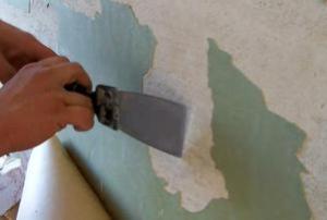 Удаление масляной краски со стен