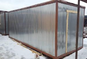 Супер акция! Блок-контейнер с пластиковым окном и зимним утеплением всего за 59 900