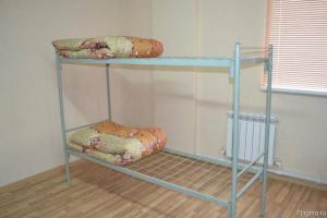 Металлические (железные) кровати 1, 2-х ярусные для строек