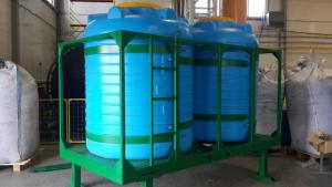 Кассета 2х5000 литров для перевозки воды