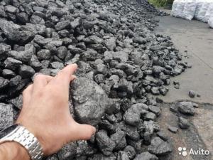 Каменный уголь фракция угля 70-150мм в мешках