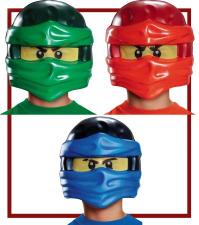 Маска «Лего Ниндзяго» маска Ллойда, маска Кая, маска Джея от Penivaiz