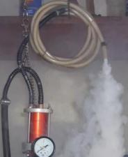 Проверка дымогенератором впускного коллектора