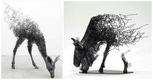 Скульптуры животных в стиле Modern Art