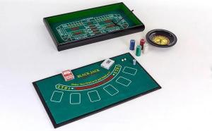 Мини-казино (набор для игры в рулетку и покер) 3 в 1 PI-0