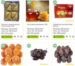 Вкусные восточные сладости и орехи в онлайн-магазине «Кедр»