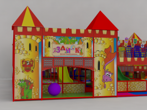 Детский игровой лабиринт «Замок»