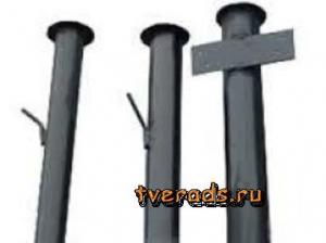 Железные столбы для забора Алексин