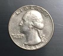 Продам монету 1981 года LIBERTY QUARTER DOLLAR перевертыш