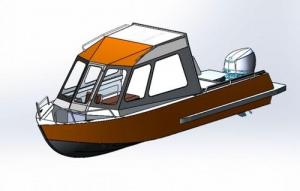 Купить лодку (катер) BOSSFORR 685 CABIN