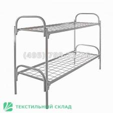 Двухъярусные и одноярусные металлические кровати для рабочих и строителей