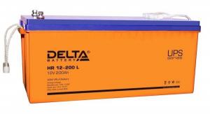 Delta hr 12-200 l аккумулятор герметичный свинцово-кислотный