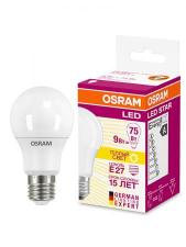 Лампа LED «груша» Е27 8.5Вт (806Лм) 2700К 230В OSRAM