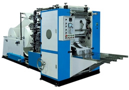 Машина для производства самовытягивающихся салфеток с двухцветной печатью CDH -200/2B