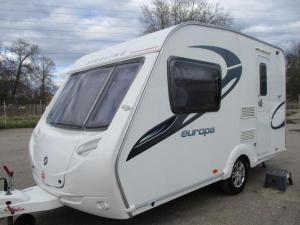 Премиальный караван-турист,кемпер,трейлер,дом на колёсах,Прицеп дача Sterling Europa 2011 год 2-3 места 750 кг