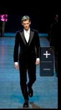 Пиджак мужской Armani Италия 48 40 L XL велю черный бархат костюм велюровый классика мягкий на пуговицах чехол комплект одежда бренд тренд мода стиль