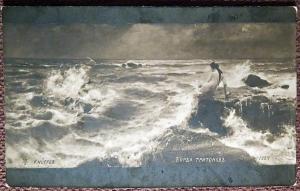 Антикварная открытка "Борьба Тритонов"