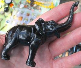Чугунная статуэтка Слон, миниатюра, Касли