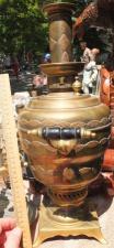 Самовар азиатский медный,старинный коллекционный, объём 5 литров