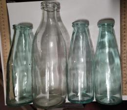 Бутылки из-под кефира и молока, 4 шт, СССР