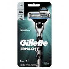 Gillette Mach3 Мужская ручка бритвы + 1 пополнение лезвия