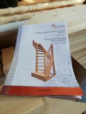Сборка и монтаж стандартных деревянных лестниц