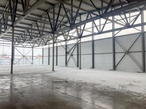 Аренда неотапливаемого помещения под склад, производство (новый ангар). Площадь: 1500 м2 (48х32 м).