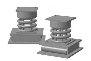 Блок катковый, блоки подвесок стационных трубопроводов, блок пружинный