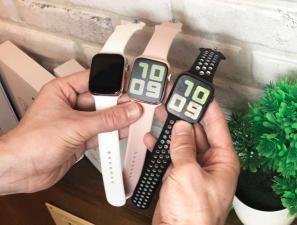 Умные смарт часы в стиле Apple Watch S6