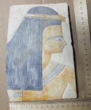 Барельеф Нефертити, камень, Древний Египет, копия, 1950е годы, привезён из Египта