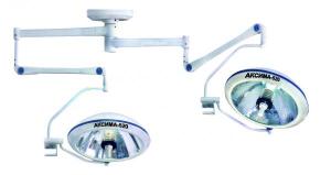 Хирургический потолочный двухблочный светильник Аксима 520/520