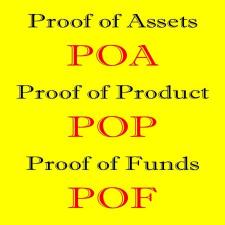 Подтверждение "POF, POA, POP" для обеспечения контрактов из ряда иностранных банков и небанковских финансовых организаций.....